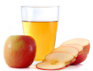apple cider vinegar glass