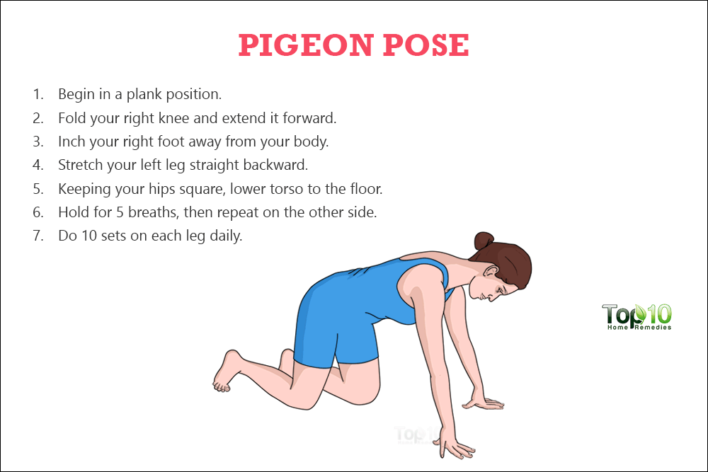 pigeon pose hip flexor stretch