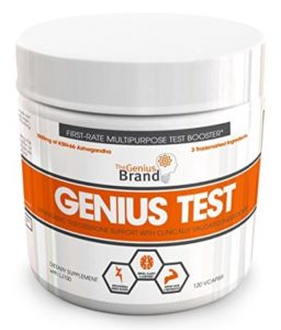 GENIUS TEST - The Smart Testosterone Booster, Dynamic Natural Energy Supplement