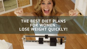 women losing weight because of her diet plan
